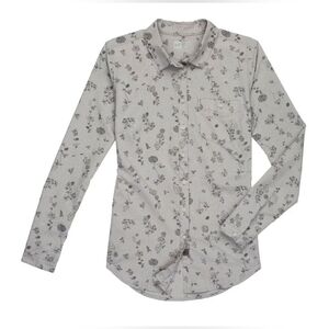 Floral Gray Men's Shirt